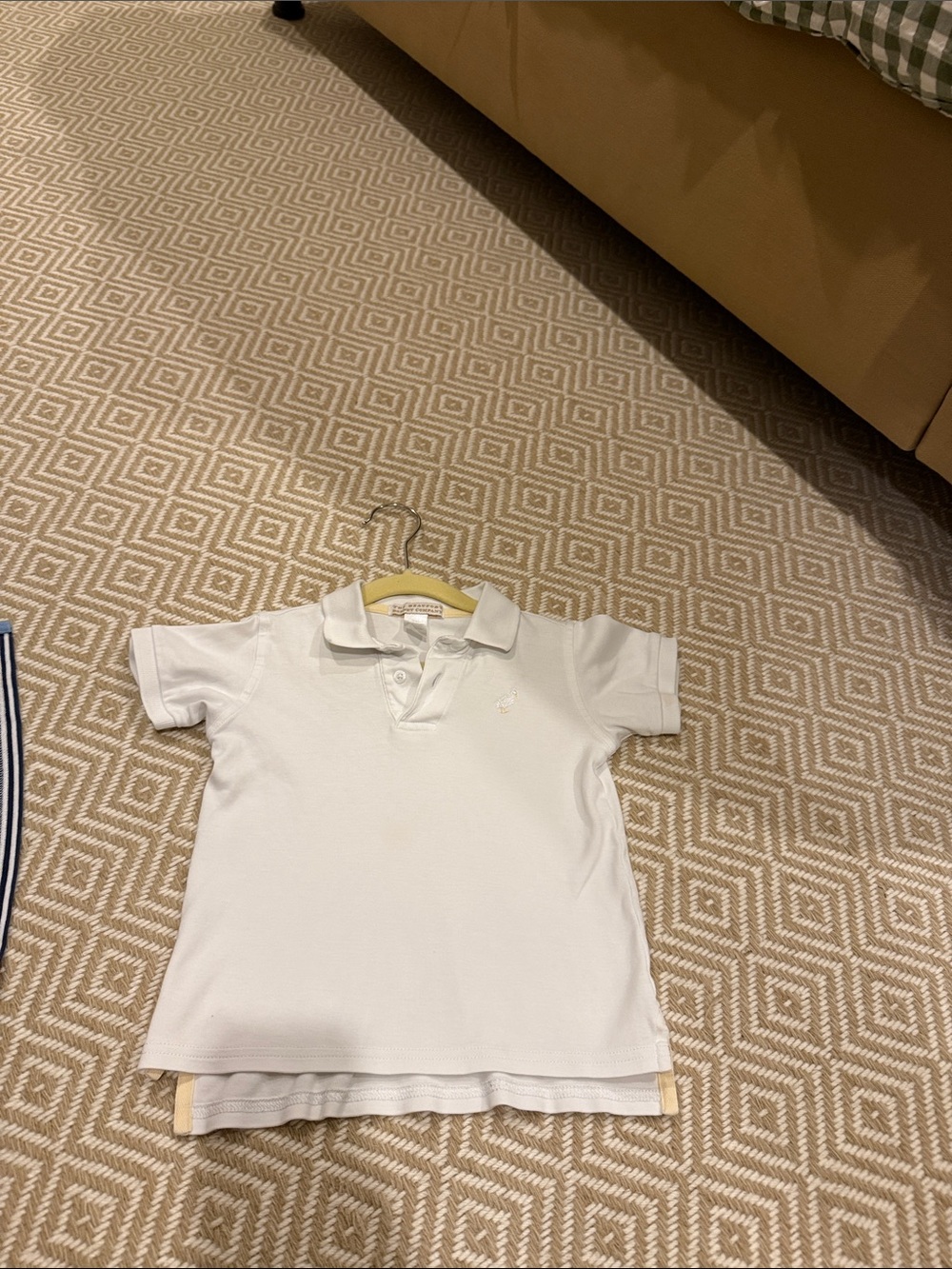 Beaufort Bonnet Company Classic White Polo Shirt for Kids - 4t